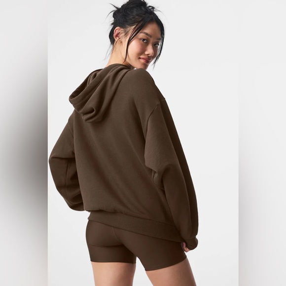 NWT Alo Accolade Hoodie in Espresso - Picture 4 of 6